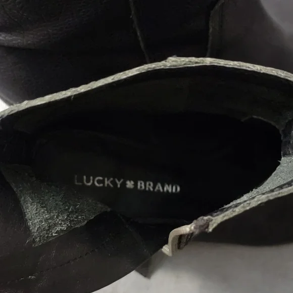 Lucky Brand Black LK-KAMREN Ankle Bootie, Women's Size 8 - Picture 8 of 10